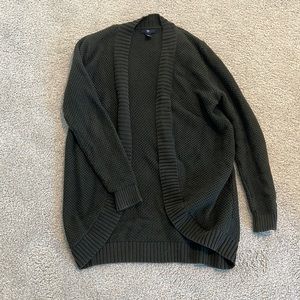 Hunter green cardigan